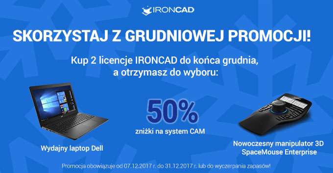 Grudniowa promocja IRONCAD!