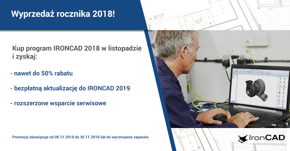 Promocja IRONCAD: Wyprzedaż rocznika 2018!