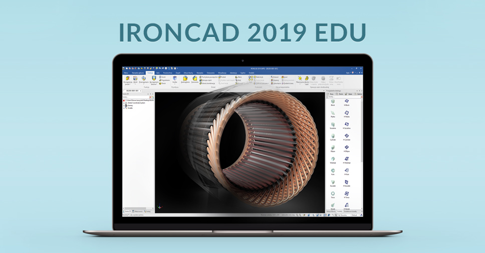Jak otrzymać bezpłatną edukacyjną wersję programu CAD 3D IRONCAD?