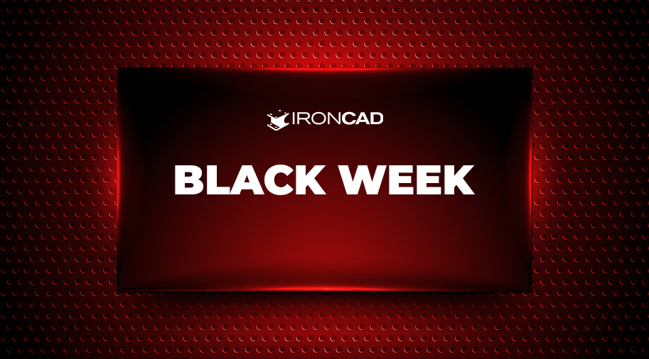Najkorzystniejsza w ciągu roku oferta na IRONCAD CAD 3D! Tylko na Black Week!