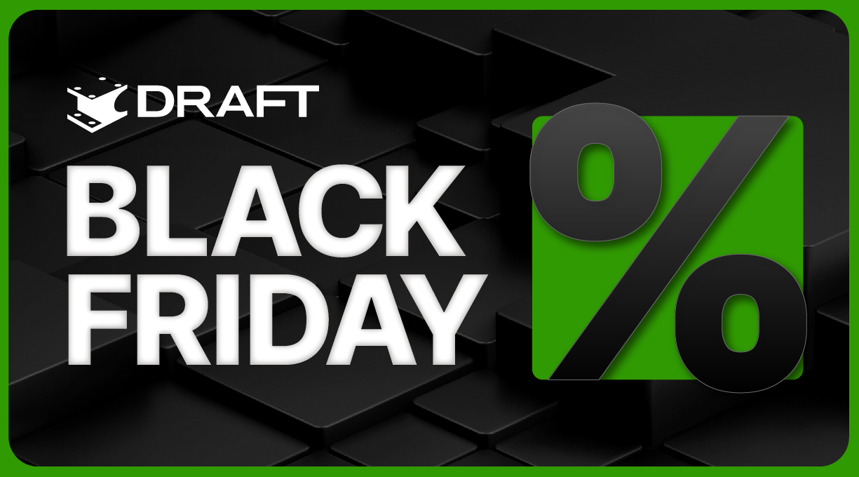 Projektuj szybciej na BLACK FRIDAY! DraftCAD z licencją wieczystą – 50%! Promocja potrwa do końca listopada!